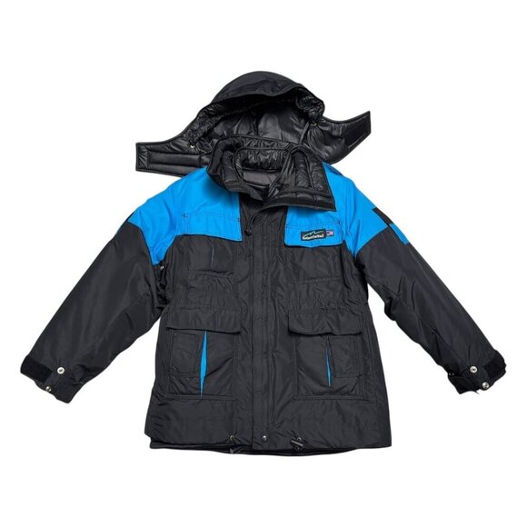 VINTAGE 90s Northern Outfitters EXPEDITION Waterproof Puffer Parka Coat Small - Picture 1 of 14
